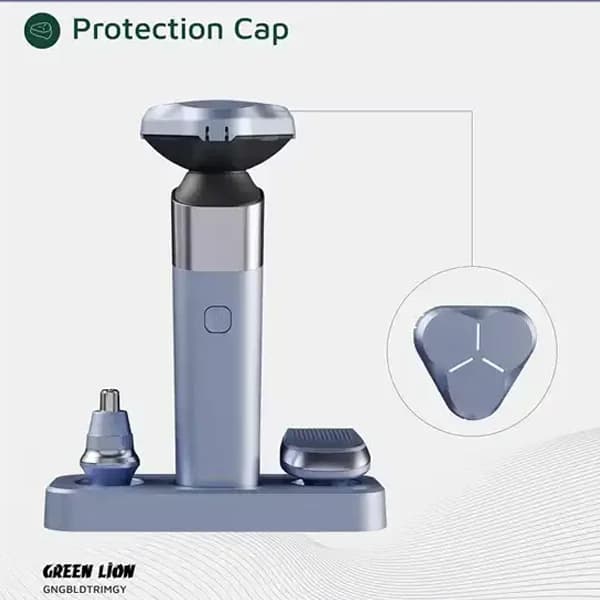 ماشین اصلاح 3 کاره گرین لاین Green Lion G-Blade Hair & Nose Trimmer Shaver GNGBLDTRIMGY — تصویر ۷