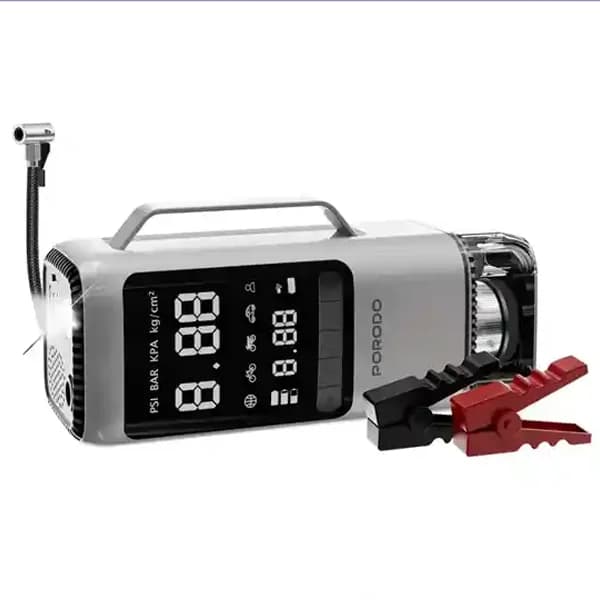 جامپ استارتر و پمپ باد 6 کاره پرودو Porodo 6-in-1 Multi Function Power Tool PDPBFCH091BKGR