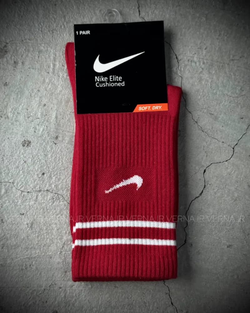 جوراب ساقدار دوخط نایک | NIKE