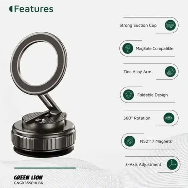 هولدر وکیومی گرین لاین GX-35 GNGX35SPHLBK — تصویر ۳