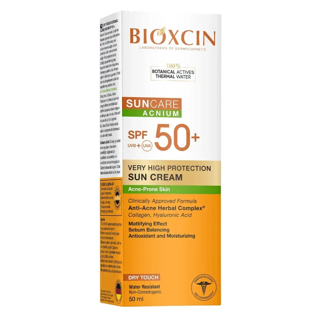 کرم ضد آفتاب بی رنگ بیوکسین SPF50+ مناسب پوست چرب و جوشدار 50 میل — تصویر ۲