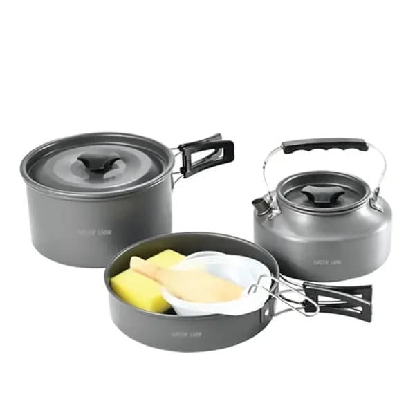 ست 7 تیکه ظروف کمپینگ گرین لاین 7in1 GN7N1COOKBK