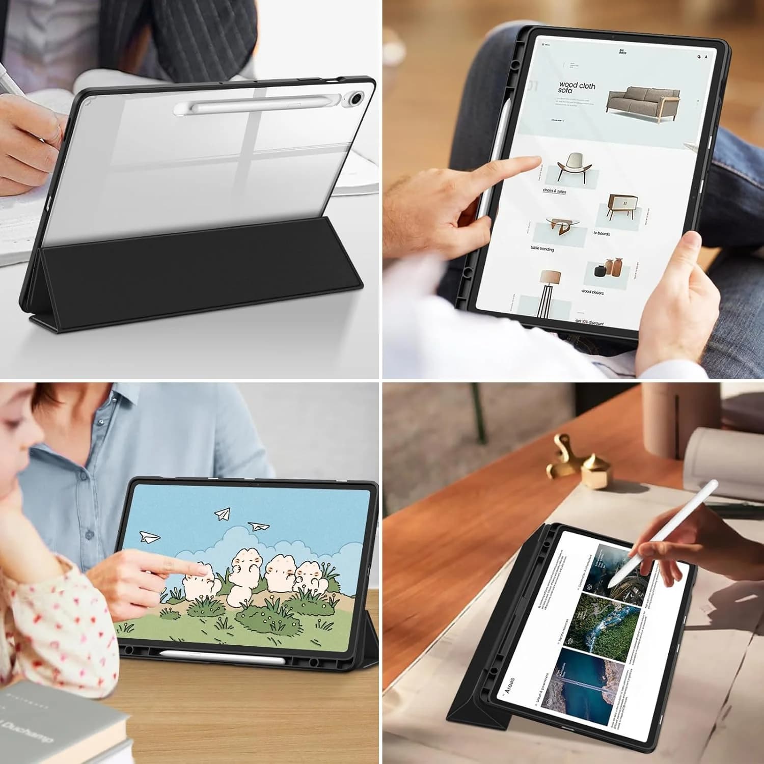 کیف اسمارت EVO تبلت Galaxy Tab S9 / S9 FE — تصویر ۶