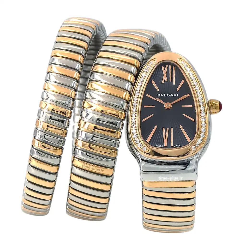 ساعت زنانه بولگاری serpenti نقره ای رزگلد