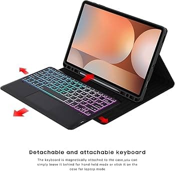 کیف کیبورد دار تبلت Ipad 11 2025 A16 — تصویر ۵