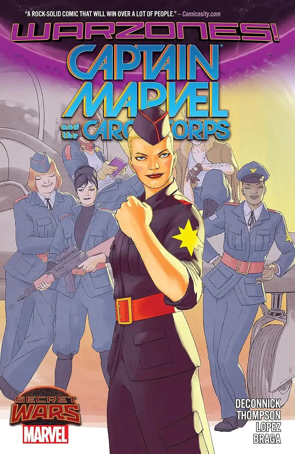 کتاب کاپیتان مارول و سپاه کارول (Captain Marvel and the Carol Corps) نسخه انگلیسی PDF | کلی سو دکانیک و کلی تامپسون