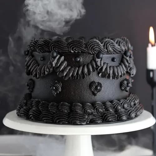 رنگ ژله ای مشکی دارک کپی کیک 35 گرمی — تصویر ۳