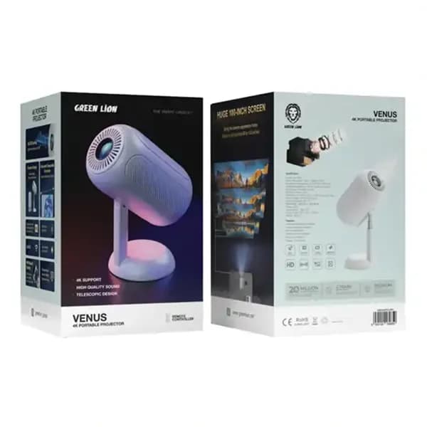 ویدیو پروژکتور گرین لاین Venus4K GNVE4KPROJWH — تصویر ۳