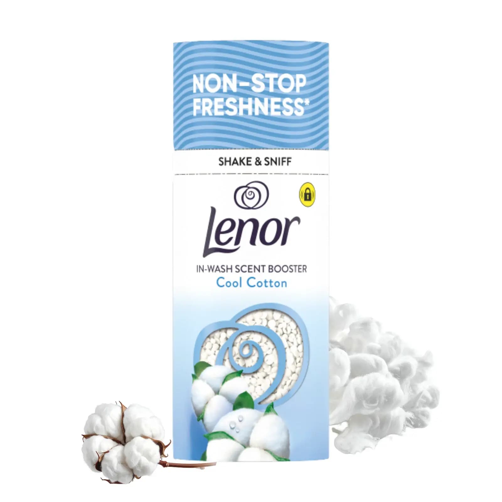 خوشبو کننده لباس لنور Lenor رایحه Cool Cotton سایز 155 گرم