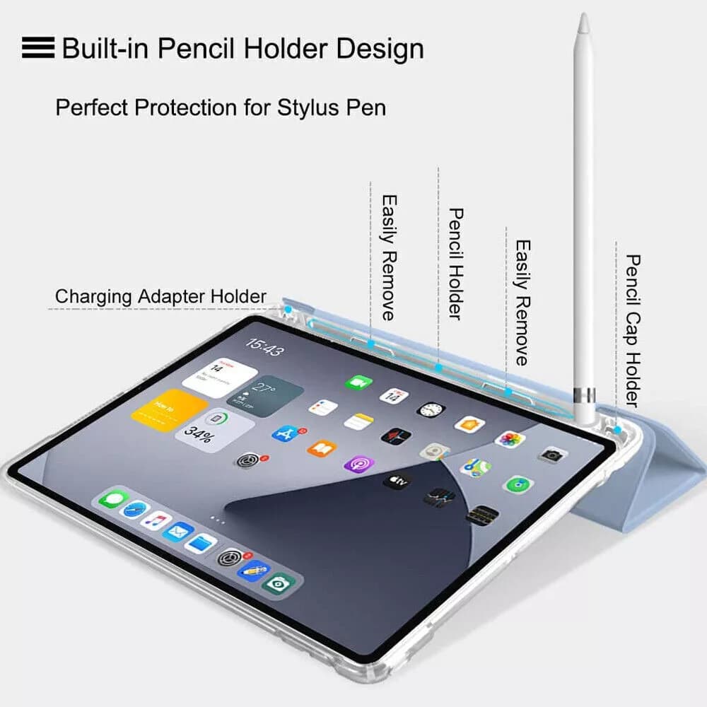 کیف اسمارت شفاف Ipad 11 2025 — تصویر ۳