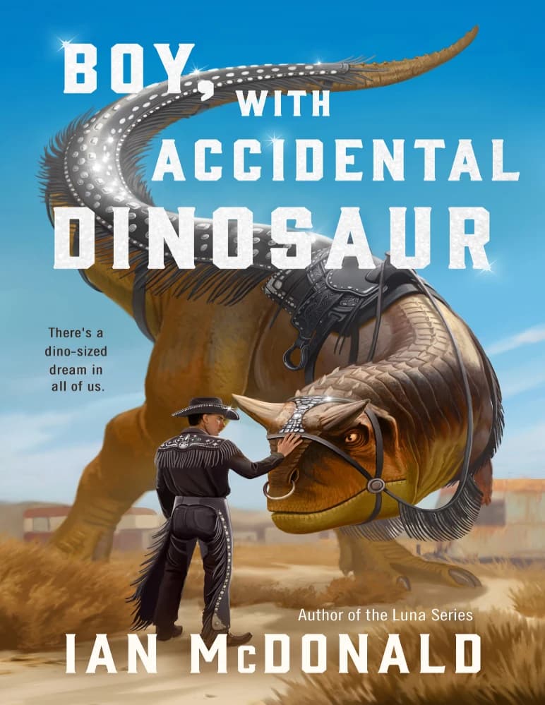 کتاب Boy with an Accidental Dinosaur (پسری با یک دایناسور اتفاقی) نسخه انگلیسی PDF | ایان مک‌دونالد