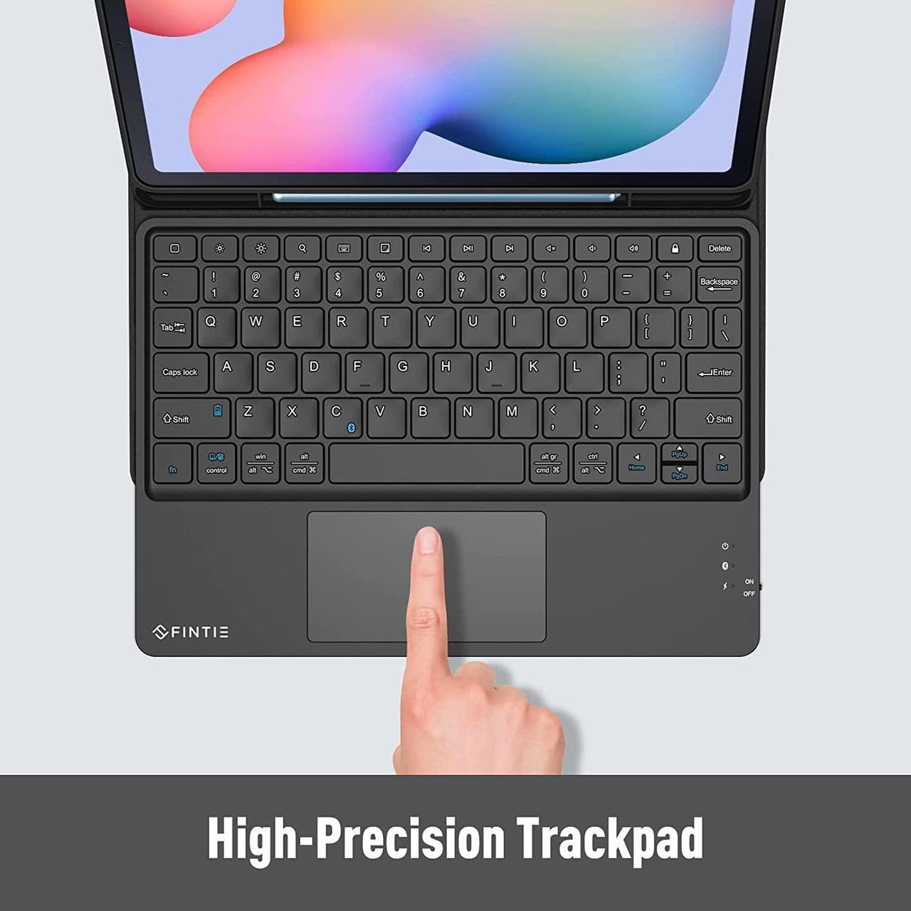 کیف کیبورد دار تبلت Galaxy Tab A9 plus — تصویر ۶
