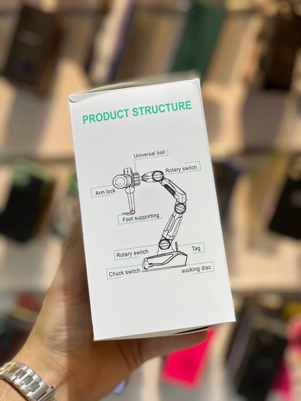 هولدر موبایل جرثقیلی Crane Car Mobile Phone Holder 360° — تصویر ۳
