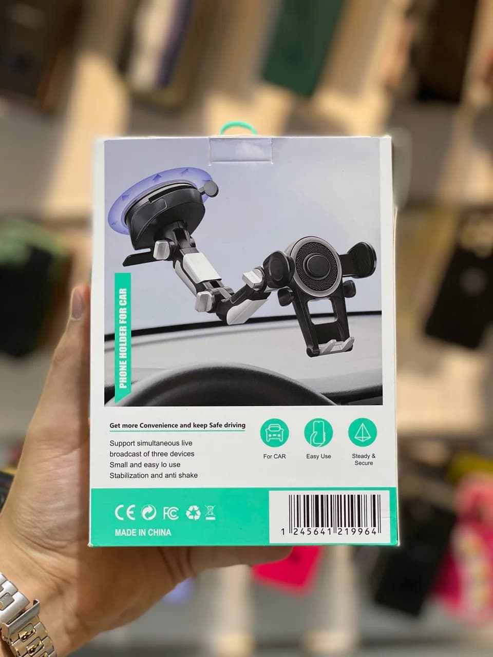 هولدر موبایل جرثقیلی Crane Car Mobile Phone Holder 360° — تصویر ۴