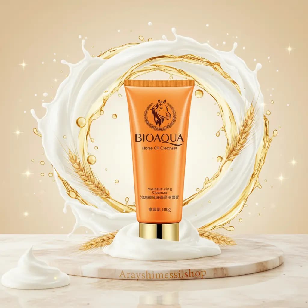 فوم شستشوی روغن اسب بیواکوا 100 گرمی — تصویر ۳