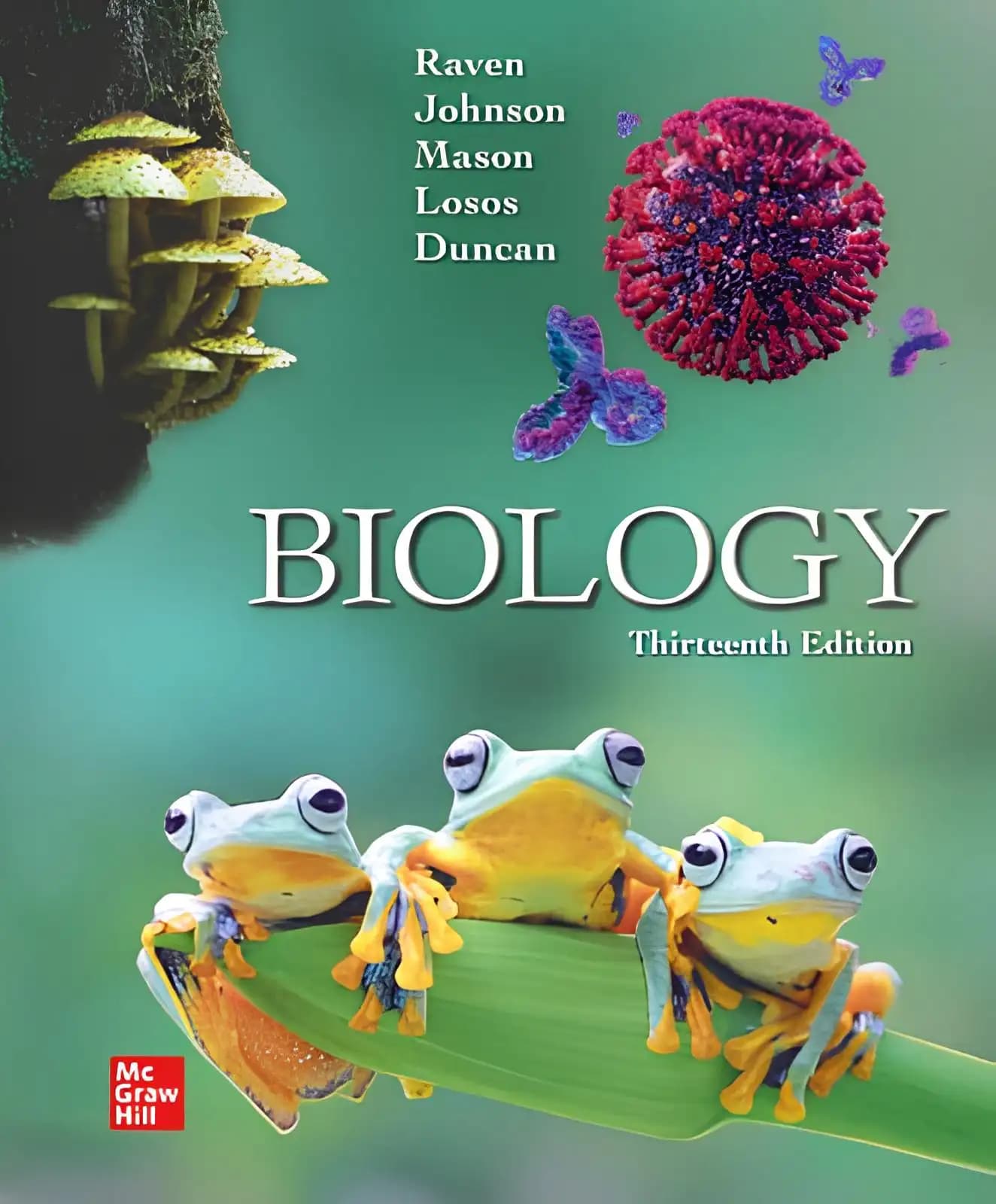 کتاب زیست‌شناسی، ویرایش سیزدهم (Biology, Thirteenth Edition) نسخه انگلیسی PDF | کنت ای. میسون، جاناتان بی. لوسوس و تاد دانکن
