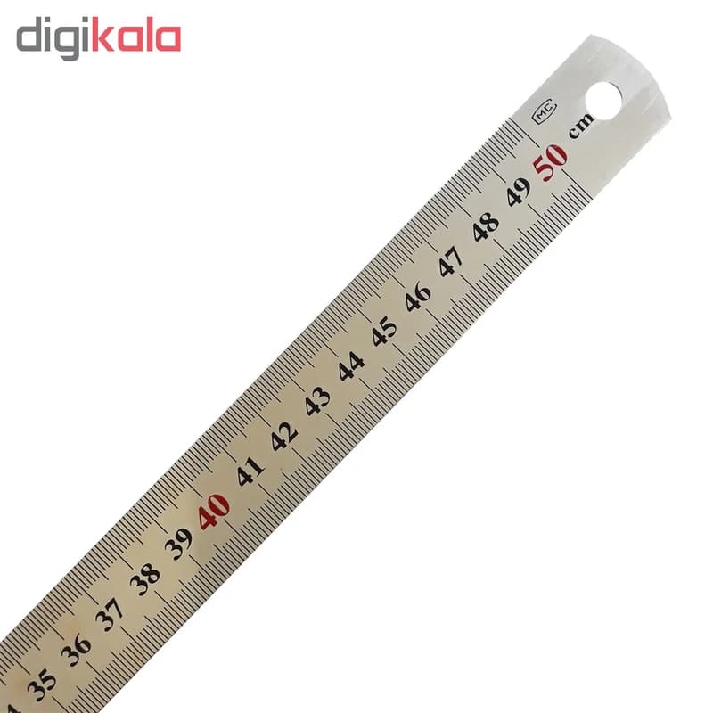 خط کش ام سی کد 34 سایز 50 سانتی متر کد B81 — تصویر ۳