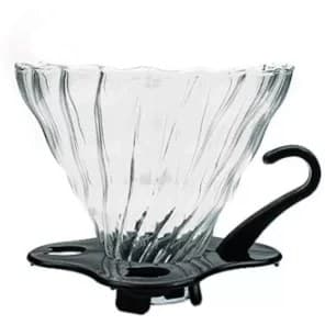 دریپر شیشه ای V60 مشکی 1-4 کاپ مدل هاریو کد B76