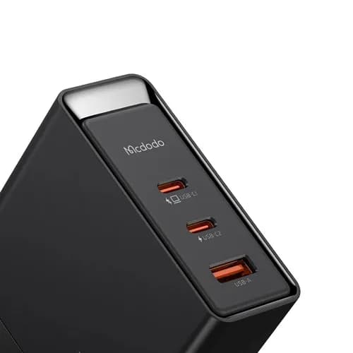 شارژر دیواری مک دودو 140 وات مدل MCDODO CH-2913 به همراه کابل تایپ سی — تصویر ۴