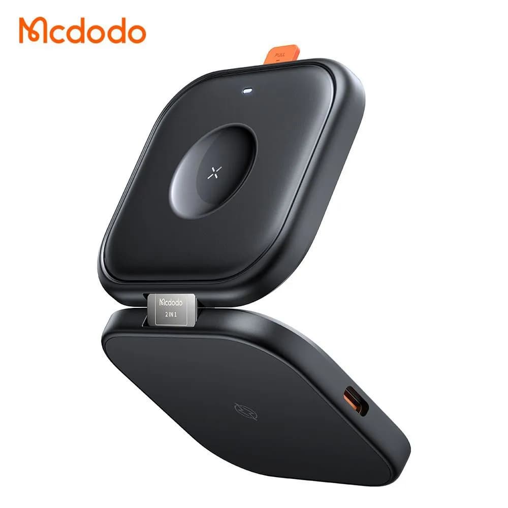 شارژر وایرلس تاشو 2 کاره مک دودو Mcdodo Magnetic Wireless Charger CH-2160