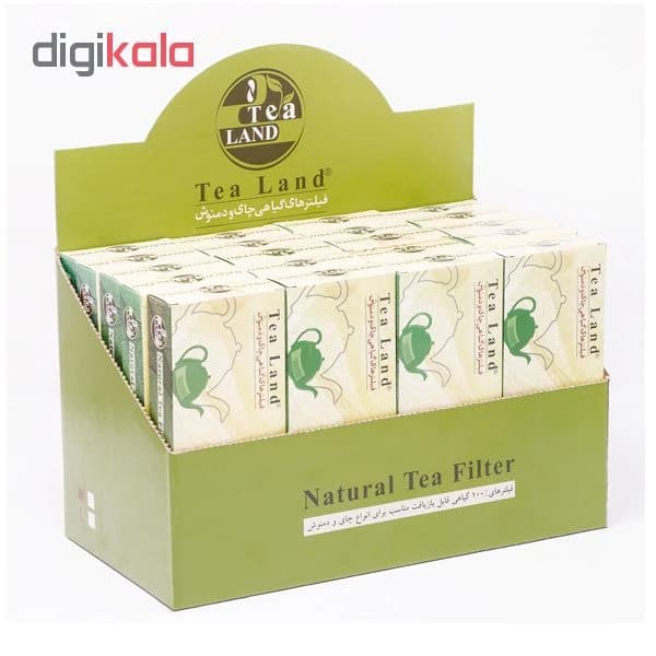 فیلتر گیاهی چای و دمنوش تیلند کدA1 بسته 100 عددی کد B57 — تصویر ۳