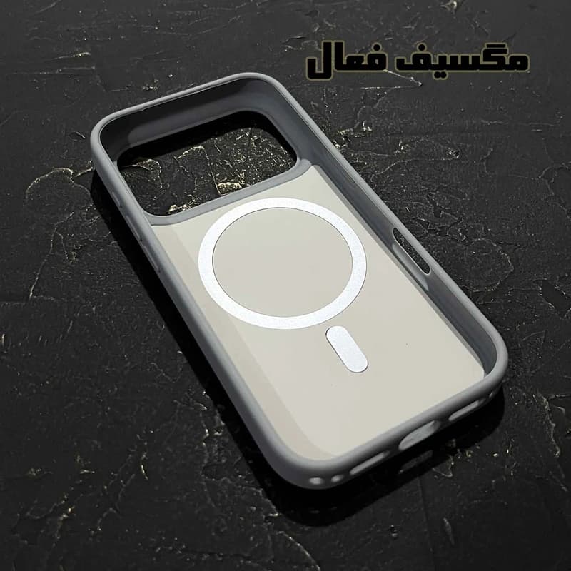 کاور قاب شهر مدل ERASER مناسب برای گوشی موبایل اپل iPhone 17 Pro Max مشکی کد B53 — تصویر ۳
