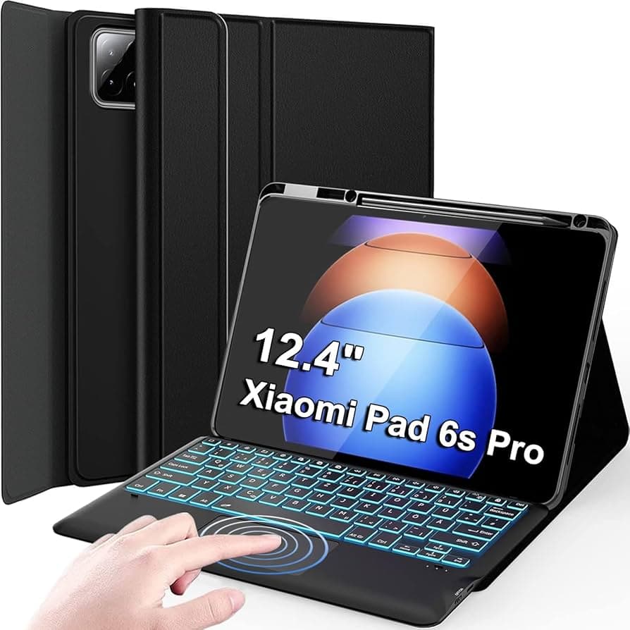 کیف کیبورد دار تبلت Mi pad 6s pro 12.4