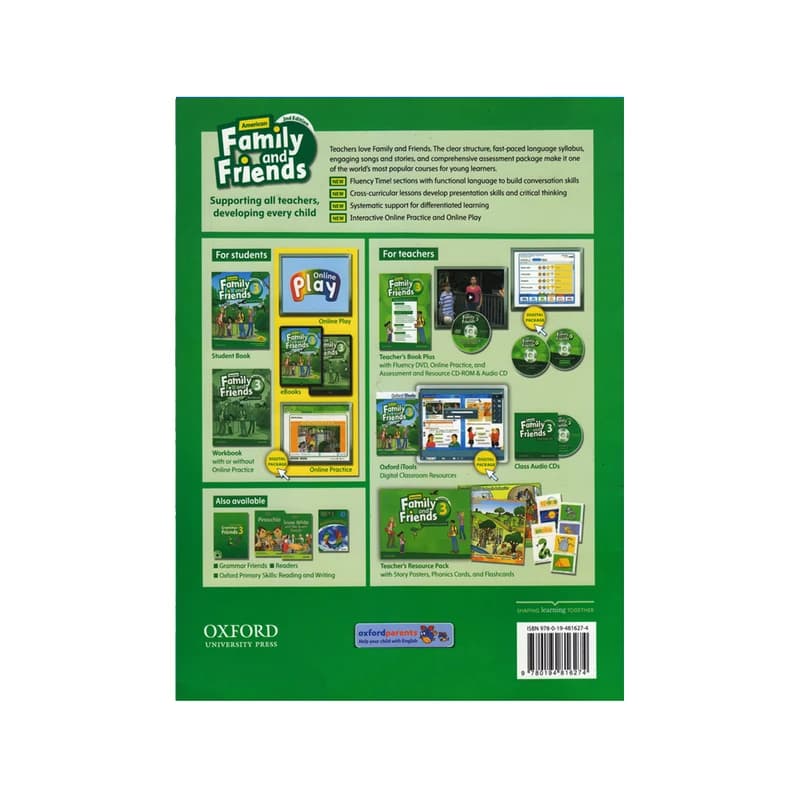 کتاب Family And Friends 3 Second Edition اثر Tamzin Thompson And Naomi Simmons انتشارات الوندپویان کد B5 — تصویر ۲