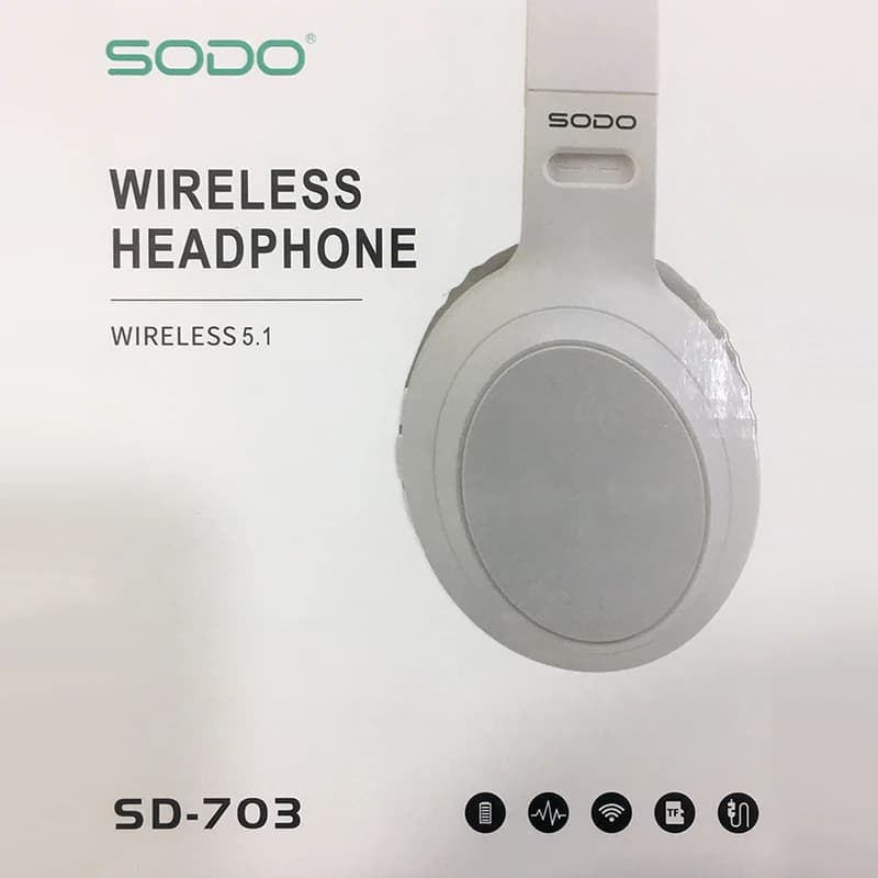 هدفون بلوتوث سودو Sodo SD-703 رم خور — تصویر ۳