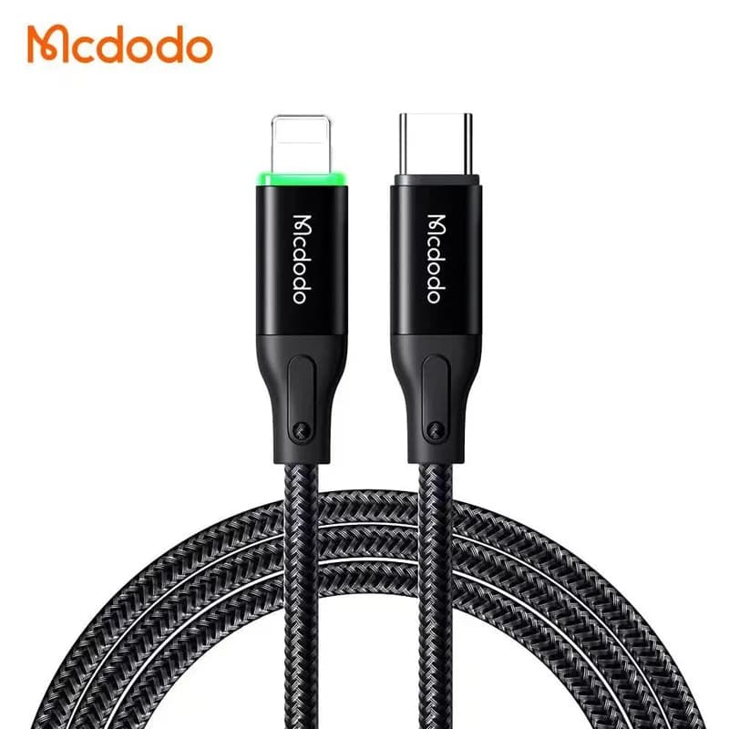 کابل لایتنینگ به Type-C مک دودو Mcdodo CA-305 دارای قطع کن خودکار طول 1.2 متر توان 36 وات — تصویر ۲