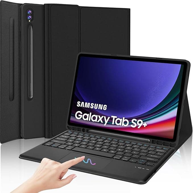 کیف کیبورد دار Galaxy Tab S9 FE Plus / S9 Plus