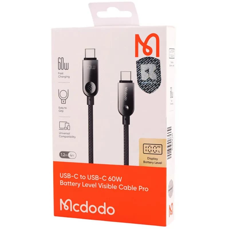 کابل Type-C به Type-C مک دودو Mcdodo CA-478 طول 1.2 متر توان 60 وات — تصویر ۶