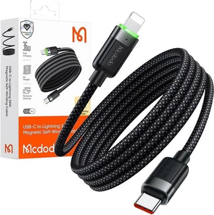 کابل لایتنینگ به Type C مک دودو Mcdodo CA-2010 طول 1.2 متر توان 36 وات