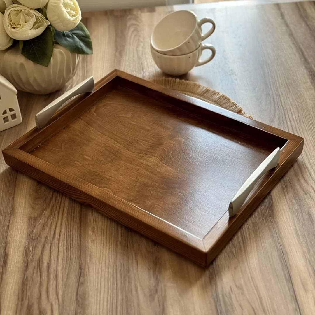 سینی چوبی دستگیره هرمس — تصویر ۵