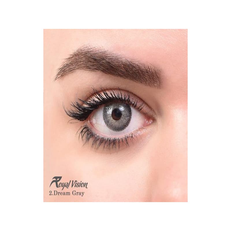 لنز چشم رویال ویژن شماره 02 با رنگ Dream Gray خاکستری متوسط