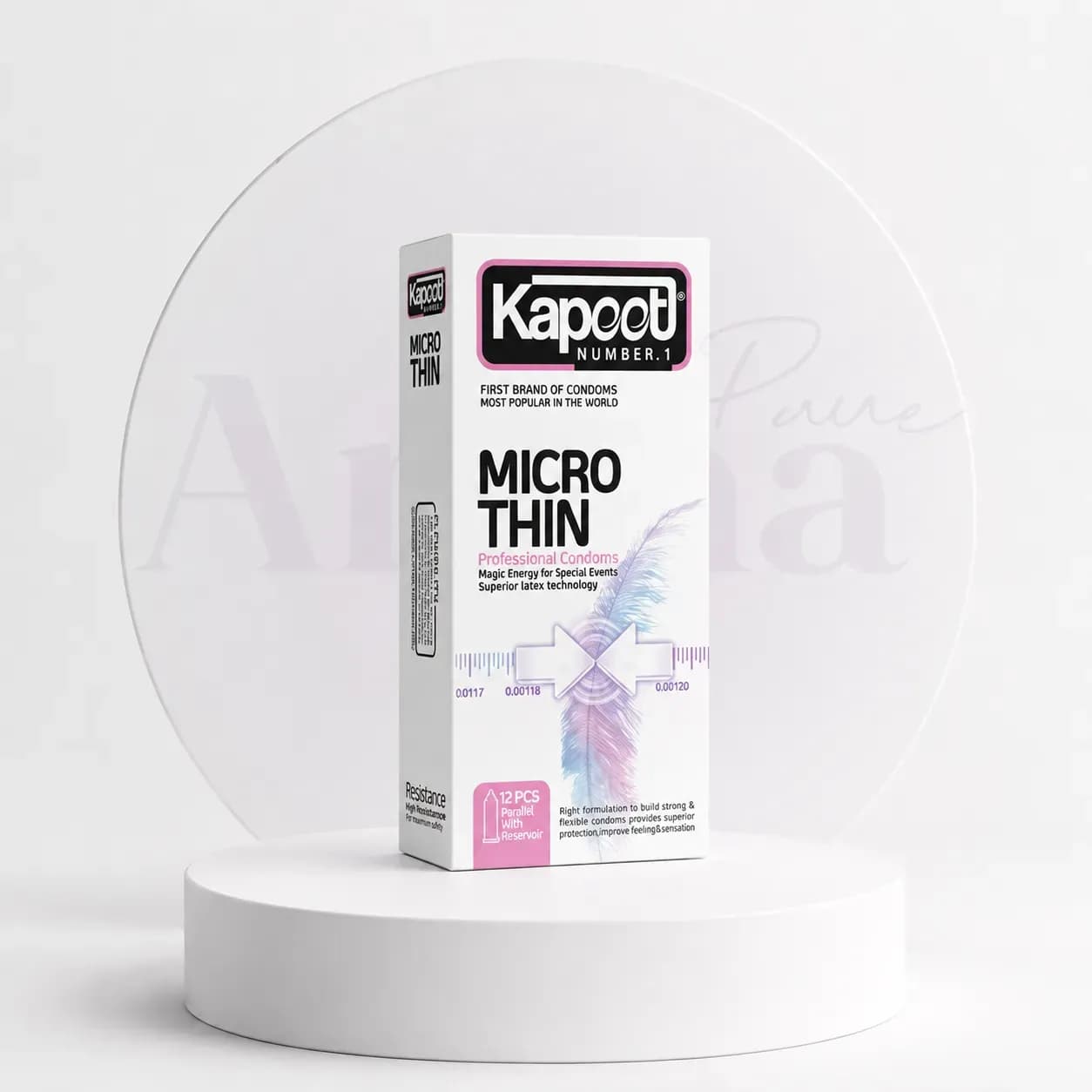 کاندوم کاپوت مدل Micro Thin تعداد 12 عددی