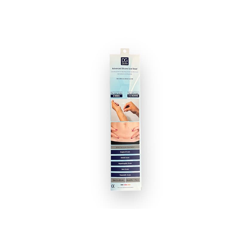 سیلیکون شیت اسکار ژل اسکارهیل سانتی متر DG DERM – 5×15