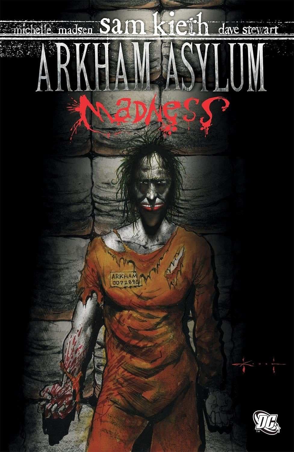 کتاب تیمارستان آرکام: جنون (Arkham Asylum: Madness) نسخه انگلیسی PDF | سم کیث