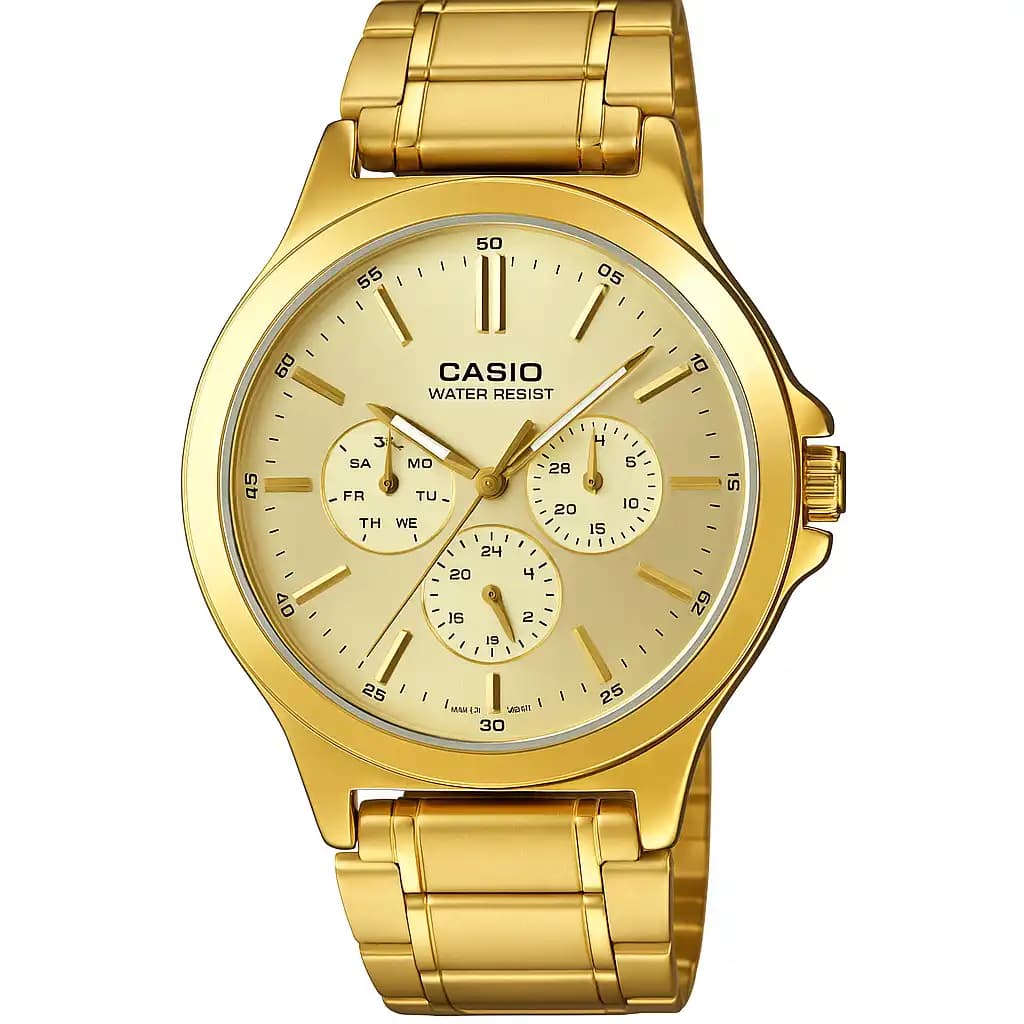 ساعت مچی مردانه کاسیو مدل CASIO-MTP-V300G-9A