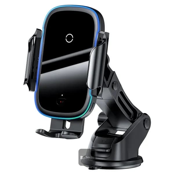 پایه نگهدارنده و شارژر وایرلس هوشمند بیسوس Baseus Light Electric WXHW03 توان 15 وات — تصویر ۷