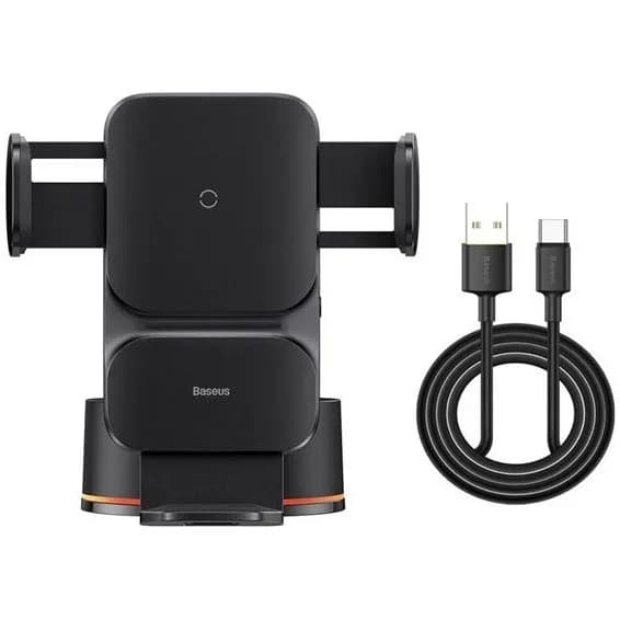 هولدر و شارژر وایرلس بیسوس Baseus Wisdom CGZX000101 توان 15 وات — تصویر ۶