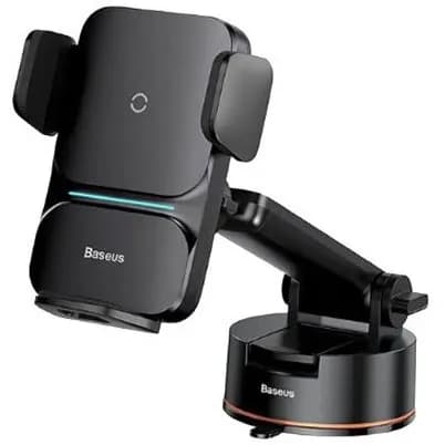 هولدر و شارژر وایرلس بیسوس Baseus Wisdom CGZX000101 توان 15 وات — تصویر ۲