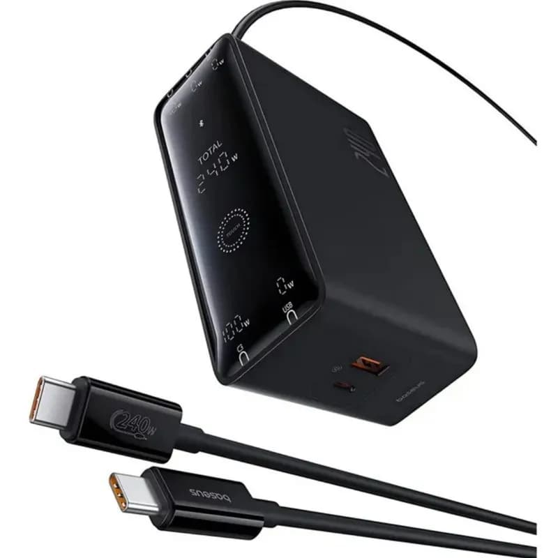 هاب شارژر 5 پورت بیسوس Baseus P10163901113 Simultaneous Charging CCGAN240CE توان 240 وات — تصویر ۶