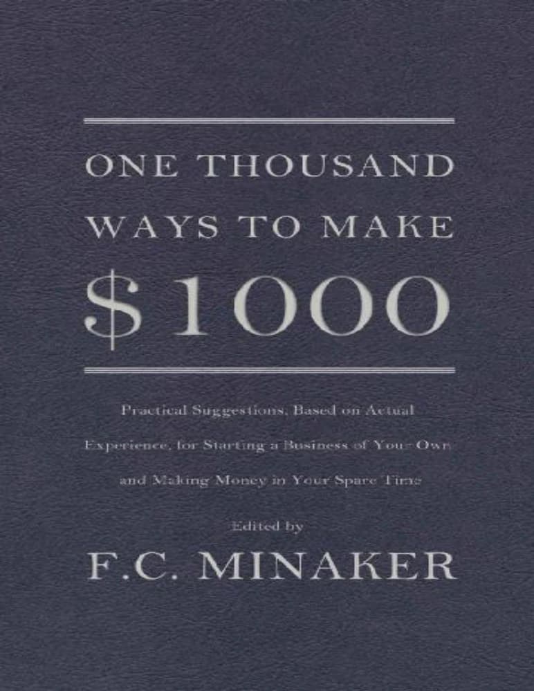 کتاب One Thousand Ways to Make $1000 (هزار راه برای کسب ۱۰۰۰ دلار) نسخه انگلیسی PDF