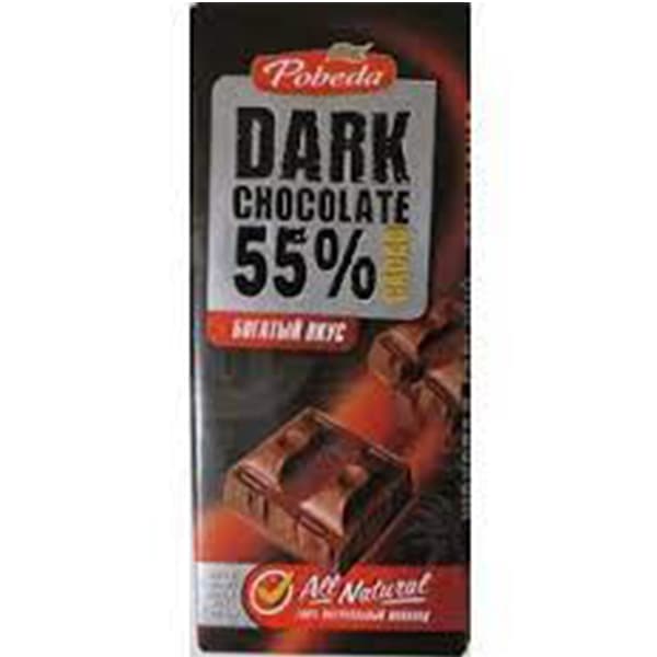 شکلات تلخ 55% پوبدا