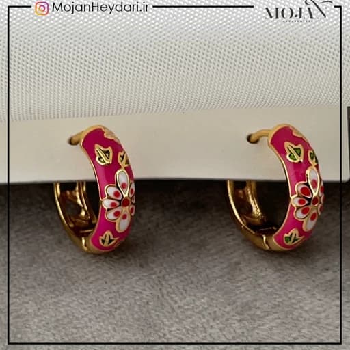 گوشواره های مینا کاری کد gn0030