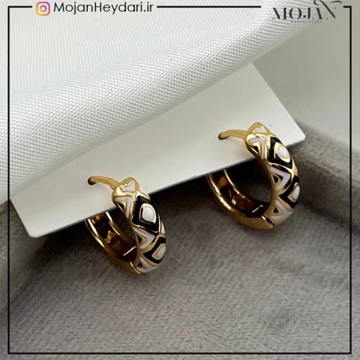 گوشواره های مینا کاری کد gn0029 — تصویر ۲