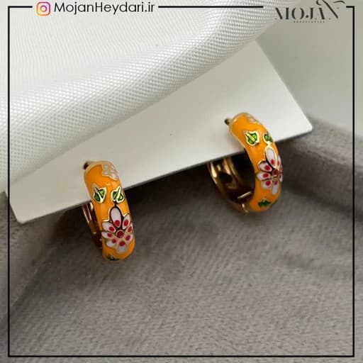 گوشواره های مینا کاری کد gn0026