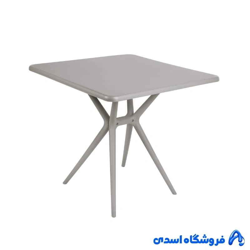 میز باغی و ویلایی بابل مدل تیکا با صفحه مربع