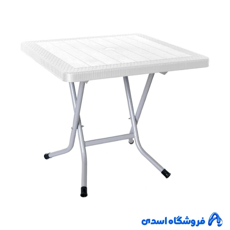 میز مربع حصیر بافت ناصر پلاستیک کد 523 — تصویر ۲